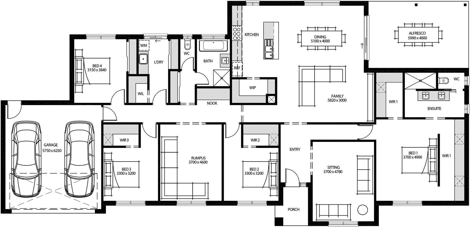 307 floor layout